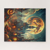 Halloween Puzzle Legpuzzel (Horizontaal)