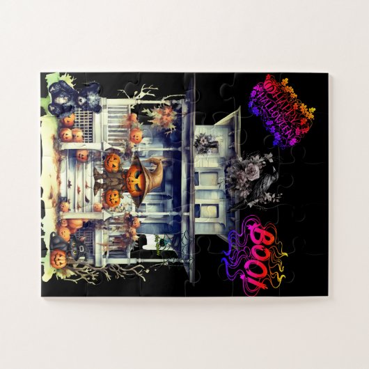 Halloween Puzzle Legpuzzel (Horizontaal)