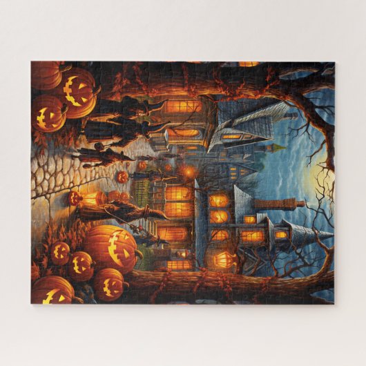 Halloween Puzzle Legpuzzel (Horizontaal)