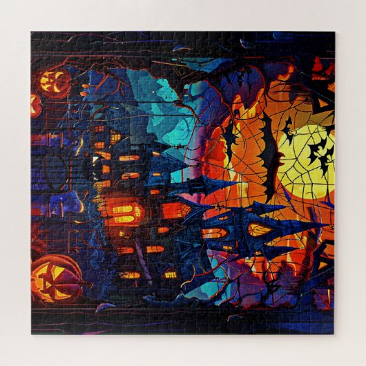 Halloween Puzzle Legpuzzel (Horizontaal)