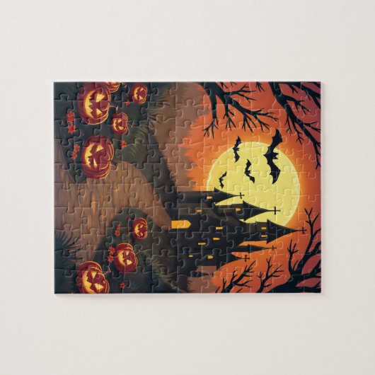 Halloween Puzzle Legpuzzel (Horizontaal)