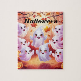 Halloween Puzzle Party: Spooky Fun voor iedereen! Legpuzzel