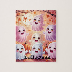 Halloween Puzzle Party: Spooky Fun voor iedereen! Legpuzzel