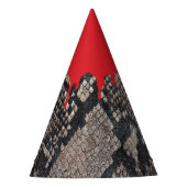 Halloween Python Snake Skin - Driving Blood Feesthoedjes (Voorkant)