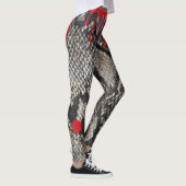 Halloween Python Snake Skin - Driving Blood Leggings (Rechts)