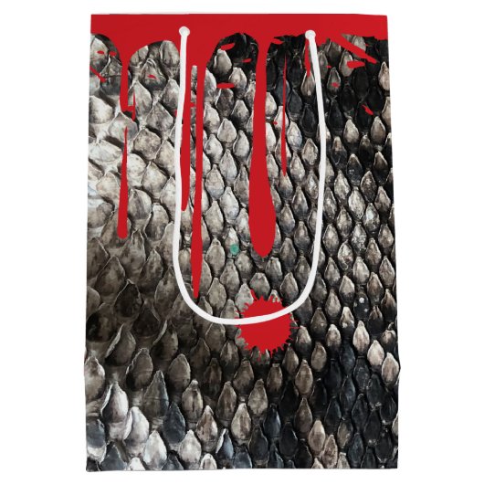 Halloween Python Snake Skin - Driving Blood Medium Cadeauzakje (Achterkant)