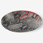 Halloween Python Snake Skin - Gory Bloody Scary Papieren Bordje (Gekanteld)