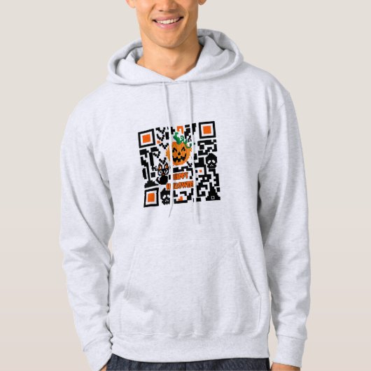 Halloween QR-code Hoodie (Voorkant)
