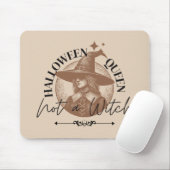 Halloween Queen, geen heks Muismat (Met muis)