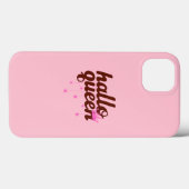 Halloween Queen, Halloqueen, Retro Halloween Art Case-Mate iPhone Case (Achterkant (horizontaal))
