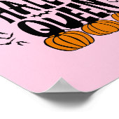 Halloween Queen, Halloqueen, Retro Halloween Art Poster (Hoek)