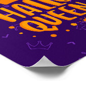 Halloween Queen, Halloqueen, Retro Halloween Art Poster (Hoek)