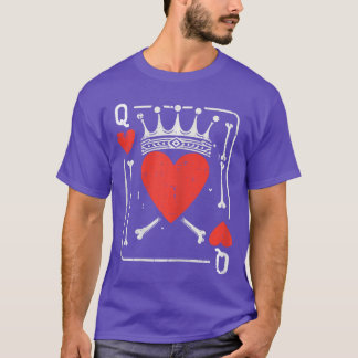 Halloween Queen of Hearts Bone Matching Koppel Cos T-shirt