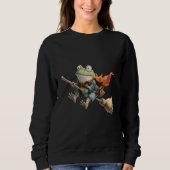Halloween Quirky Frog Trui (Voorkant)