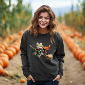 Halloween Quirky Frog Trui