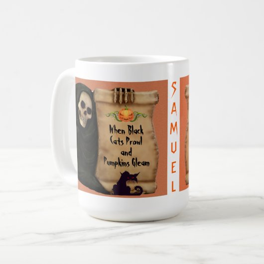 Halloween Quote Koffiemok (Voorkant links)