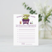 Halloween raad het Baby-schoenenspel (Staand voorkant)