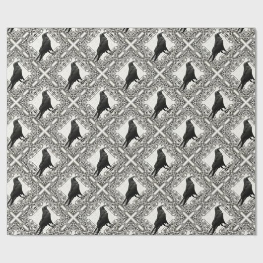  Halloween-raaf Cadeaupapier (Vlak)