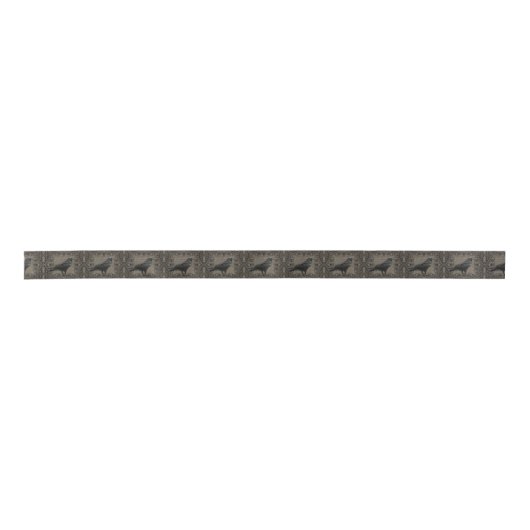  Halloween-raaf Satijnen Lint (Voorkant)