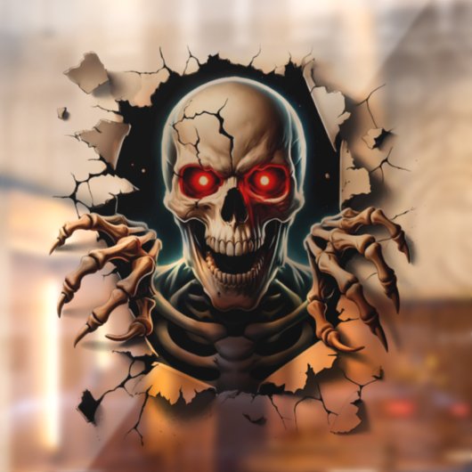 Halloween Raamfolie Raamsticker (Vel 2)