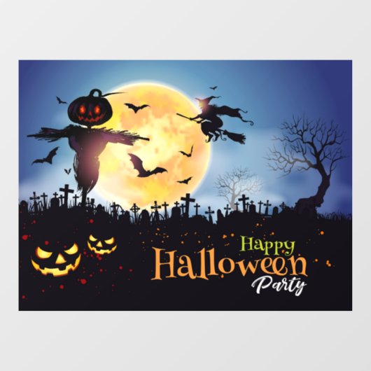 Halloween Raamsticker (Vel)