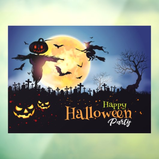 Halloween Raamsticker (Vel 3)