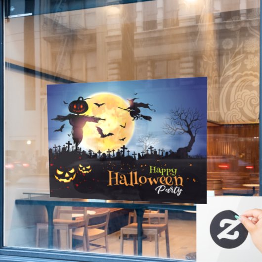 Halloween Raamsticker (Cafe Raam)