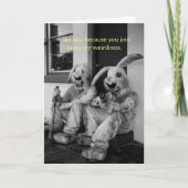  Halloween - Raar Creepy Rabbits, Kaart (Voorkant)