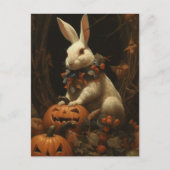 Halloween Rabbit Briefkaart (Voorkant)