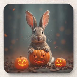 Halloween Rabbit Hard Plastic onderzetter