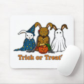 Halloween Rabbits Trick of Treating Muismat (Met muis)
