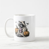 Halloween Raccoon Ghost Koffiemok (Links)