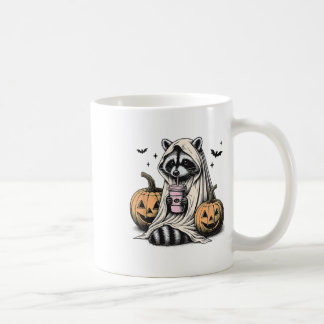 Halloween Raccoon Ghost Koffiemok