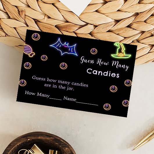 Halloween raden hoeveel spel behuizing Kaart