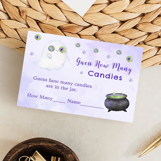 Halloween raden hoeveel spel behuizing Kaart