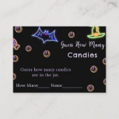 Halloween raden hoeveel spel behuizing Kaart (Voorkant)