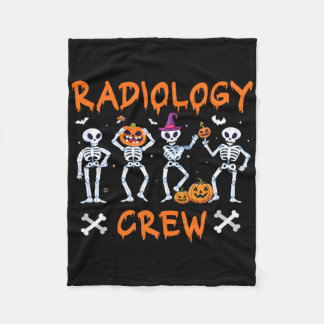 Halloween Radiologie Herfst Autumn Rad Tech X-ray Fleece Deken