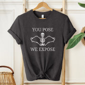 Halloween Radiologie, Skelet Rad Tech Radioloog T-shirt