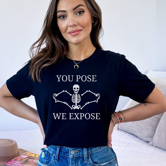 Halloween Radiologie, Skelet Rad Tech Radioloog T-shirt