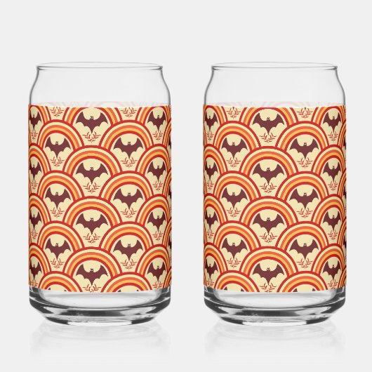 Halloween Rainbow Blikvorm Glas (Voorkant)