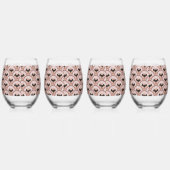 Halloween Rainbow Wijnglas Zonder Voet (Rechts)