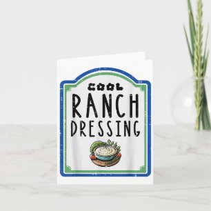 Halloween Ranch Dressing Funny Food Kostuum Mannen Kaart