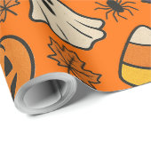 Halloween-rappapier Cadeaupapier (Rol Hoek)