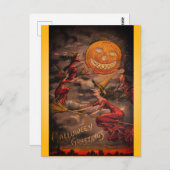  Halloween Rare Funny Illustratie Briefkaart (Voorkant / Achterkant)