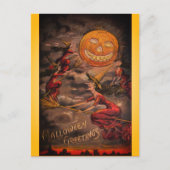  Halloween Rare Funny Illustratie Briefkaart (Voorkant)