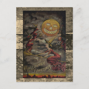 Halloween Rare Funny Illustratie Briefkaart