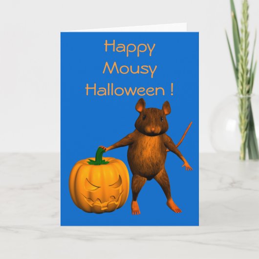 Halloween Rat Kaart (Voorkant)