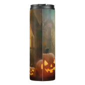 Halloween Rat Terrier met pompoenen eng Thermosbeker (Achterkant)