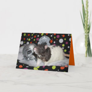 Halloween Rattie - kaart