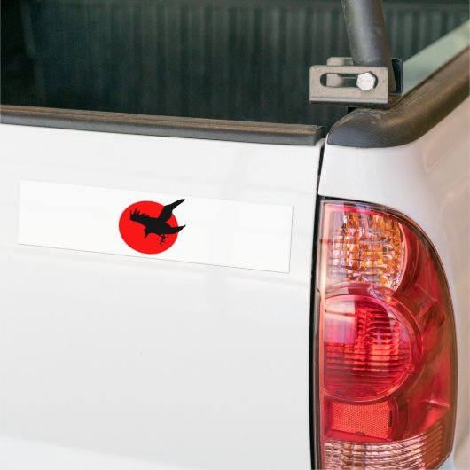 Halloween Raven Bumpersticker (Op Truck)